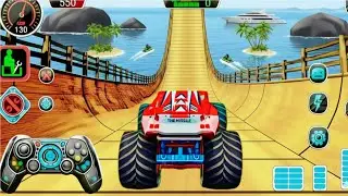 Monster Truck stunts Racing Game: Sky-High Stunts! 🚗 For Toddlers#truckgame