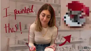 I tried pottery cafe in Germany