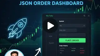 Zerodha JSON Order Placement Interactive Dashboard 
