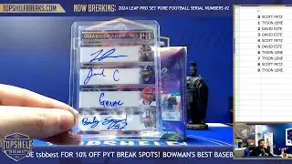 2024 Leaf Pro Set Pure Football Serial Number Break #2 | Top Shelf Breaks | 1/15/25
