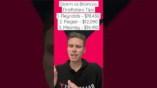 My Best Storm vs Broncos Draftstars Tips! #nrl #fantasyfootball #draftstars