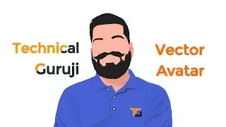Time-Lapse: Vector Avatar for Technical Guruji