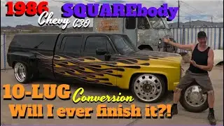 1986 Chevy C30 Dually, 10 lug conversion. What does it take? rear suspension part 3. Almost done!