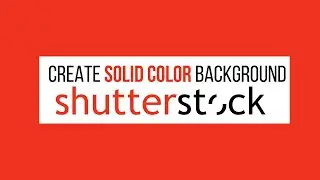 How to create solid Color background in Shutterstock Editor l easy canva