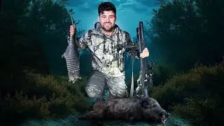 Cacería de Jabalí y Armadillo 🐗💥Arriada y espiada con rilfes 22