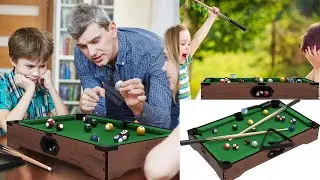 Billiards Mini Table Top ! Billiards Set & Snooker Children Kids Toy