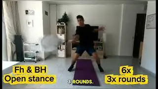 🌧️Home tennis workout ⛈️