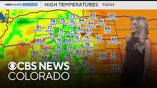 Well above normal temperatures continue before Denver cools off this weekend