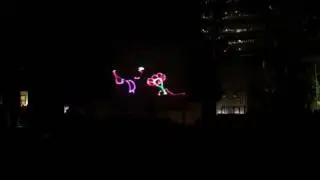 schwimmbad in köln ( lasershow 2011)