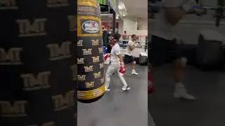 Jamie Mitchel training at Mayweather Gym (Part 1)
