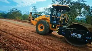 Road Widening Ka Zabardast Kaam | JCB & Roller Se Road Ko Chauda Banaya #jcb #rolar #work 