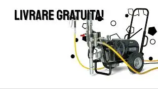 Pompa airless hidraulica Wagner HeavyCoat 950 E Spraypack, 6.6l/min, 3.6kW Cod SKU: WA2332184
