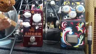 Amber Centaurs Overdrive(Bloka Mugt)Klon Centaur Similar+Ibanez TS808 Peace Hill FX MOD+FenderGuitar