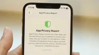 Как удалить отчет о конфиденциальности на iPhone!