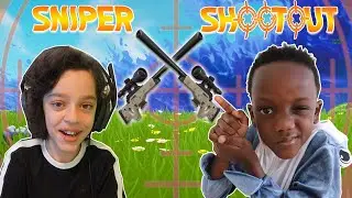 SNIPER SHOOT OUT ON FORTNITE WITH ROKEFN - BATTLE ROYALE