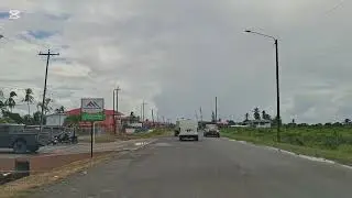 Let's take a drive to Crabwood Creek || Corentyne Guyana 🇬🇾 