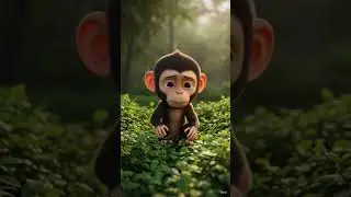 &ldquo;Lost Baby Monkey Finds Mom 🐒❤️ | Emotional Jungle Story | #Shorts&rdquo;