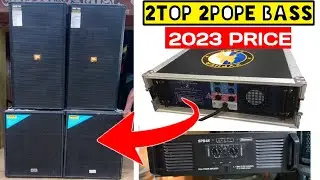 2 Top 2 Pope Bass Setup | Full Setup 2023 price | Ld18bv3 bass price | Jbl Top