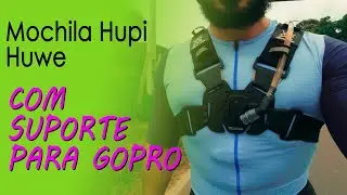 Teste mochila Hupi com suporte gopro