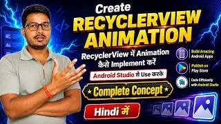 RecyclerView item animation in android studio | Recyclerview animation in android
