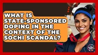 What Is State-sponsored Doping In The Context Of The Sochi Scandal? - The Olympic Vault