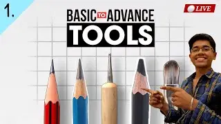 Basic to Advance drawing materials  | 🔴 Live
