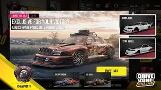 New Car VICTORY | Drive Zone Online: League Pass Car Maxing Out & Unlocking All Paid Parts !!