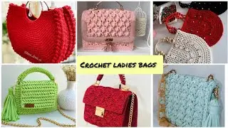 Luxury stylish ladies crochet 🧶 bags knitting patterns free