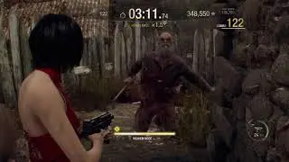Resident Evil 4  Remake PS4 Mercenaries Ada Dress Village 150 combos