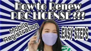 How to RENEW PRC license via online | Mobile Registration| EASY steps