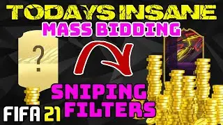 FIFA 21 INSANE MASS BIDDING/ SNIPING FILTERS  l  MAKE HUGE PROFIT BY JUST DOING THIS/ EASY COINS