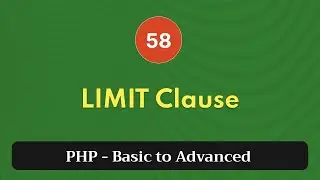 58. LIMIT Clause | PHP Tutorial | Basic to Advanced | PHP 8.2