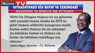 Gĩthagathago kĩa bithi ya Cekondari