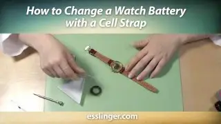 How to Change a Watch Battery with a Cell Strap
