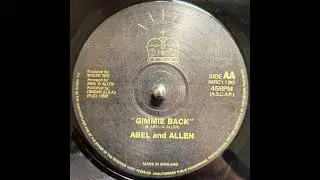 Abel & Allen - Gimmie Back & Dub (1990 UK Digi)