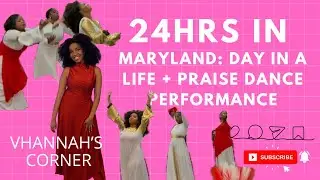 24 Hours in Maryland ✨ Women in Red Church Event Vlog + Praise Dance with My Cousins