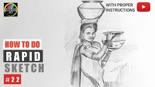 How To Do Rapid Sketch like - @PenciLWala  & @SketchingScottie     #rapidsketching #fastsketching