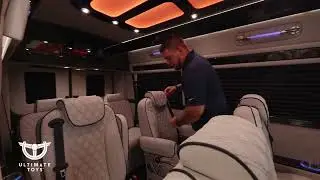 Ultimate Freedom Interior Overview | Luxury Mercedes Sprinter by Ultimate Toys