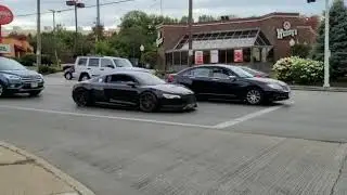 Audi R8 V10 Plus With Larini Exhaust Launch Control Epic!