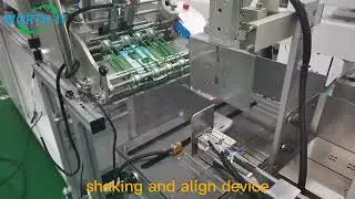 Continuous friction feeder inline banding system