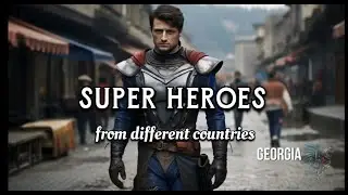 Super heroes from different countries | created by Al