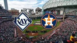 Tampa Bay Rays vs Houston Astros Live Reactions and Play by Play(ALDS GAME 2)