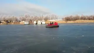 red hovercraft
