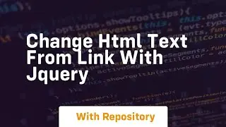 change html text from link with jquery