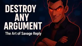 How To Destroy Anyone in Arguments | The Art of Savage But Smart Replies