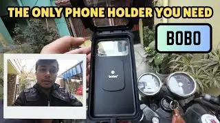 BOBO PHONE HOLDER REVIEW - BEST MOTORCYCLE MOBILE HOLDER 🏍️