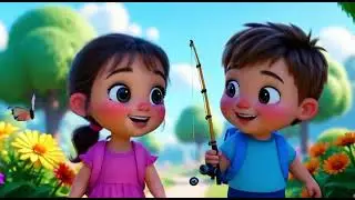  Counting Fish Song 🐟 | Kids Cartoon Counting Rhyme | Urdu Nursery Song۔۔