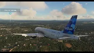 Microsoft Flight Simulator New York To Santiago Rd  A320 Jetblue