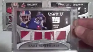 HUGE MAILDAY !!..2009 EXQUISITE FOOTBALL RARE MATERIALS SET + 1/1 + MORE !~!