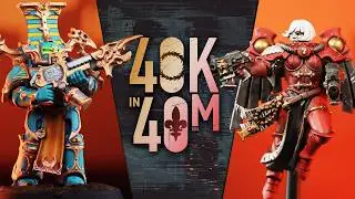 Adepta Sororitas look to repent by purging the Thousand Sons! Warhammer 40k in 40m